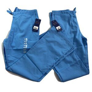 Cherokee Workwear Modern Classic Scrub pants Size XS  Blue NWT Lot 2